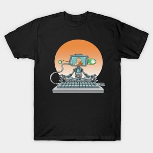 Namaste Robot T-Shirt